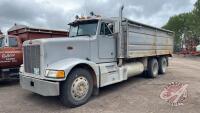 1989 Peterbilt t/a Grain Truck, H80, 322,099 km showing, VIN#1XPCDB9X9KD268858, Owner: Thomas B Lawson, Seller: Fraser Auction________________________ *** TOD & keys in office trailer***