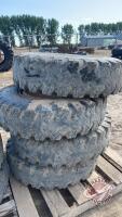 Used 10.00-20 Tire on Split Rims, H115