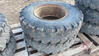 Used 10.00-20 Tire on Split Rims, H115