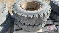 Used 10.00-20 Tire on Split Rims, H115