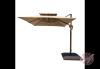 TMG-LUA08 - 8ft x 8ft Cantilever Aluminum Umbrella w/ LED Lights, H67