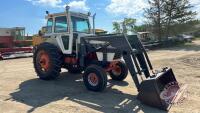 Case 2090 Tractor w/ 7ft Bucket, 108hp, 5683hrs showing, H129, s/n 9903453, *** Keys in Office Trailer ***