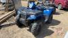 2014 Polaris Sportsman 400HO Quad, H133, 148.6 hrs showing, 753 km showing, VIN#4XAMH46A6EA593194 Owner: Dennis Pearson, Seller: Fraser Auction____________________, ***NO TOD***, *** Keys & Auth Form in Office Trailer*** ***Manual in Office Trailer*** - 2