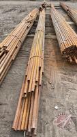 #14 - Approx 189in - 315in Steel Round Tubing Bundle, H135