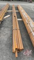 #7 - Approx 124in - 282in Steel Round Tubing Bundle, H135