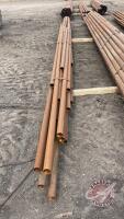 #6 - Approx 113in - 286in Steel Round Tubing Bundle, H135