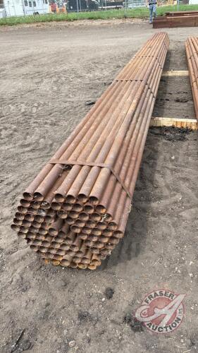 #3 - Approx 24ft Steel Round Tubing Bundle, H135