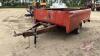 1/2 Ton Truck box Homemade trailer, H138 ***NO TOD*** ***Auth form in Office Trailer***