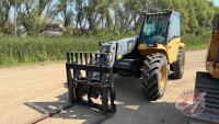 NH LM430 Telehandler, H66, s/n041716716, 104 hp, 7959hrs ***Keys in Office Trailer*** *** Throttle Cable in Office Shed ***