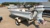 14ft Starcraft Boat w/ 1976 Homemade Utility Trailer, H179 ***Keys & TOD in Office Trailer*** PST #357140-8 - 6