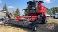 CaseIH 1680 Combine, H144, 4571 eng hrs showing, s/n JJC0116522 *** Keys in Office Trailer ***