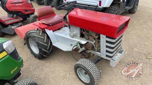 Massey Fergusson 12 Lawn Tractor w/ Tiller, H213 ***Keys in Office Trailer***