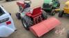 Massey Fergusson 12 Lawn Tractor w/ Tiller, H213 ***Keys in Office Trailer*** - 4