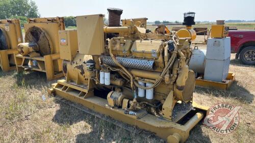 BBC Brown Boveri generator with Cat 3412 dsl engine