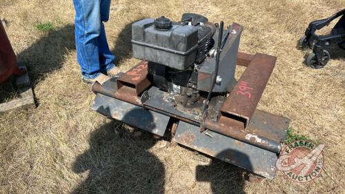 39in self contained tiller -8hp- engine seized