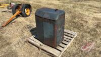 Auxiliary fuel tank- front mnt