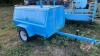 Izuzu 4 Cyl Diesel Engine w/ 4in Trash Pump on Enclosed 2 Wheel Trailer, NO TOD, (DID NOT HAVE RUNNING) - 2