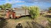 Approx (80) 6in x 40ft aluminum irrigation pipes on T/A wagon - 2