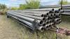 approx (40) 8in & 6in x 40ft Aluminum Pipe on S/A Pintle Hitch Wagon, NO TOD - 2