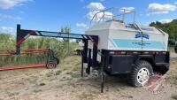 1986 9ft Homemade Gooseneck Trailer w/ Water Tank, VIN# HOMEMADE Owner: J C Manser Seller: Fraser Auction ________________________________ Sells with MPI TOD