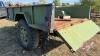 9ft S/A 1.5 ton Cap Army Surplus Utility Trailer, DOES NOT sell with a MPI TOD - 5