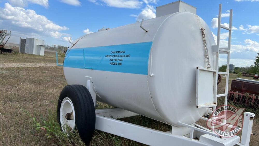 1000 gallon Water Tank Trailer