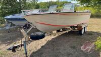 18ft StarCraft Boat w/ Trailer, s/n STRA9Y290576 (DID NOT HAVE RUNNING) DOES NOT sell with MPI TOD