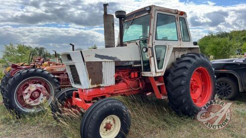 Case 1070 2WD tractor, 101 hp, 6020 hrs showing, s/n8772939 NOT RUNNING