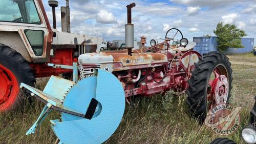 Farmall Super H Tractor, s/n SH19345 (NOT RUNNING)