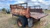 10ft 8yd s/a Pintle Hitch Gravel Trailer, DOES NOT sell with MPI TOD - 8