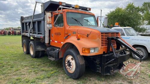 1997 International 4700 DT466E T/A gravel/plow truck DOES NOT sell with a MPI TOD