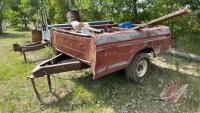 8ft Truck box trailer, VIN# HOMEMADE Owner: J C Manser Seller: Fraser Auction ________________________________ Sells with a MPI TOD