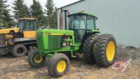 JD 4455 2WD Tractor, 5491hrs showing, s/n 020788