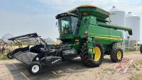 JD 9770 STS Bullet Rotor Combine, 1521 Rotor hrs showing, 2353 eng hrs showing, s/n S727246