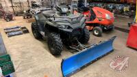 Polaris Sportsman 450 ATV, 517 Miles Showing, VIN# 4XASEE500MA718056