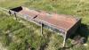 12ft metal feed trough (bottom rusted through) - 4