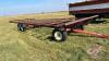 25ft X 10ft metal bale deck on Gehl 6-wheel wagon - 2