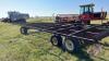 25ft X 10ft metal bale deck on Gehl 6-wheel wagon - 9