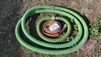 2 ½ suction hose and discharge hose