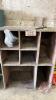 Wooden shop storage shelf - 2