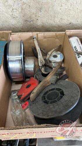 Mig welder- wire spools & tools