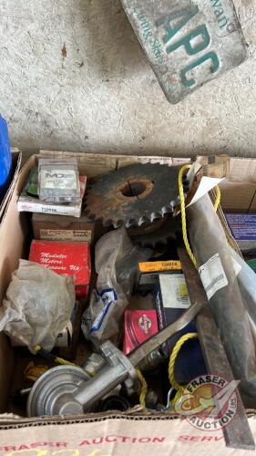 sprockets, mechanical fuel pump, bearings, hyd fittings