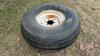 Used 16.5L-16.1 tire on 6-bolt rim