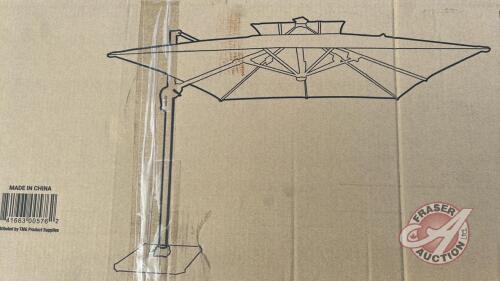 TMG-LUA08 8'x8' Cantilever umbrella with LED lights