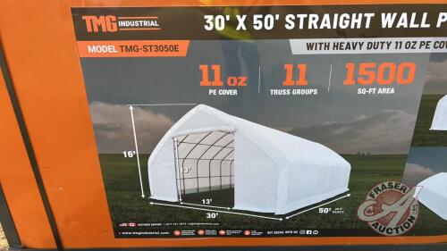 TMG-ST3050E 30'x50' straight wall shelter PE