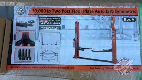 TMG-TPL45 10,000lbs 2-post auto lift with TMG-ALP03 Hyd pump power unit