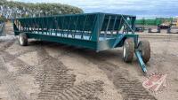 24' silage feed wagon with hitch J52