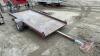 4'x8.5' s/a flat deck tilting trailer (NO TOD) J50