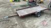 4'x8.5' s/a flat deck tilting trailer (NO TOD) J50 - 3