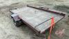 4'x8.5' s/a flat deck tilting trailer (NO TOD) J50 - 5